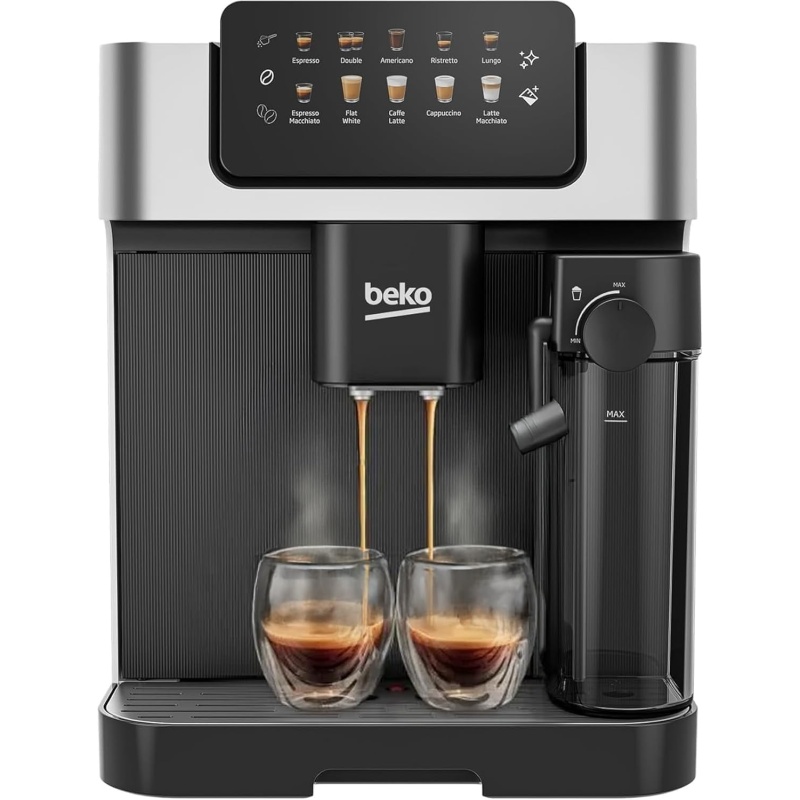 Beko CEG7304X Bean To Cup Fully Automatic Espresso Machine With Integrated Milk Jug