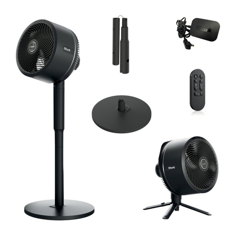 Shark Shark FA220UK Flexbreeze High-Velocity Hybrid Cordless & Corded Fan - Black
