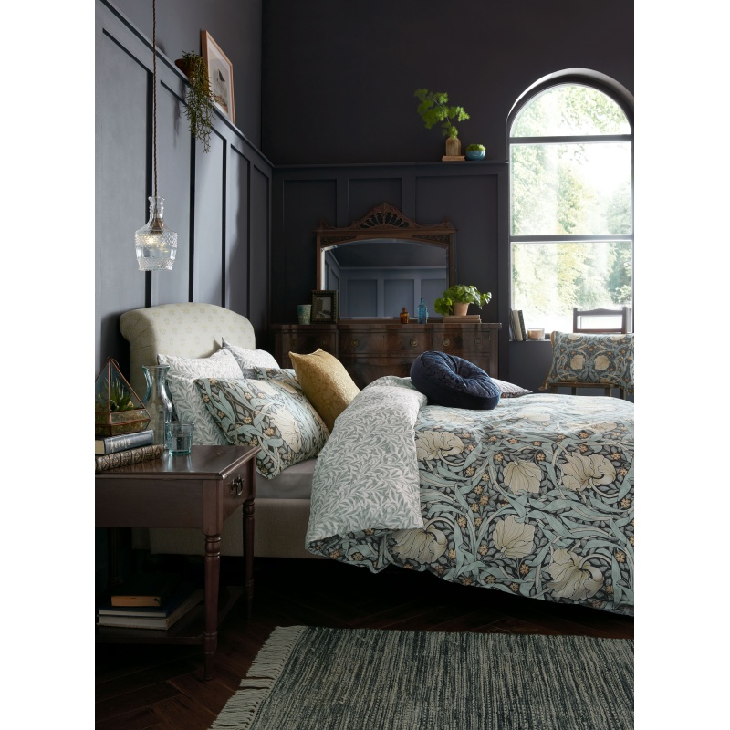 William Morris At Home Pimpernel Duvet Set - Indigo - Double