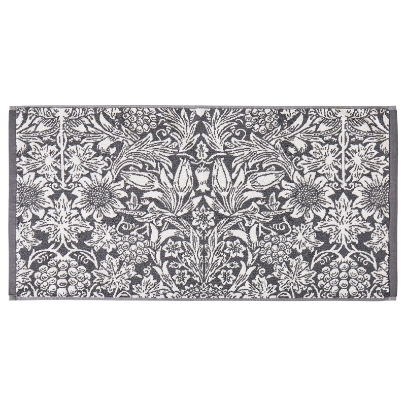 William Morris At Home Sunflower Bath Mat - Iron