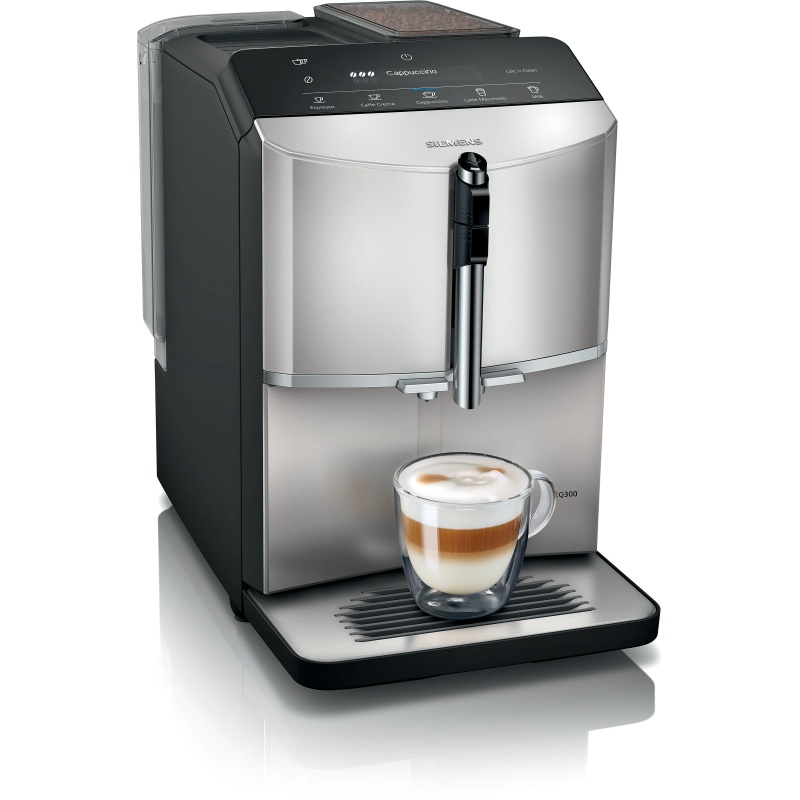 Siemens Siemens TF303G07 Bean to Cup Fully Automatic Coffee Machine - Inox Silver Metallic
