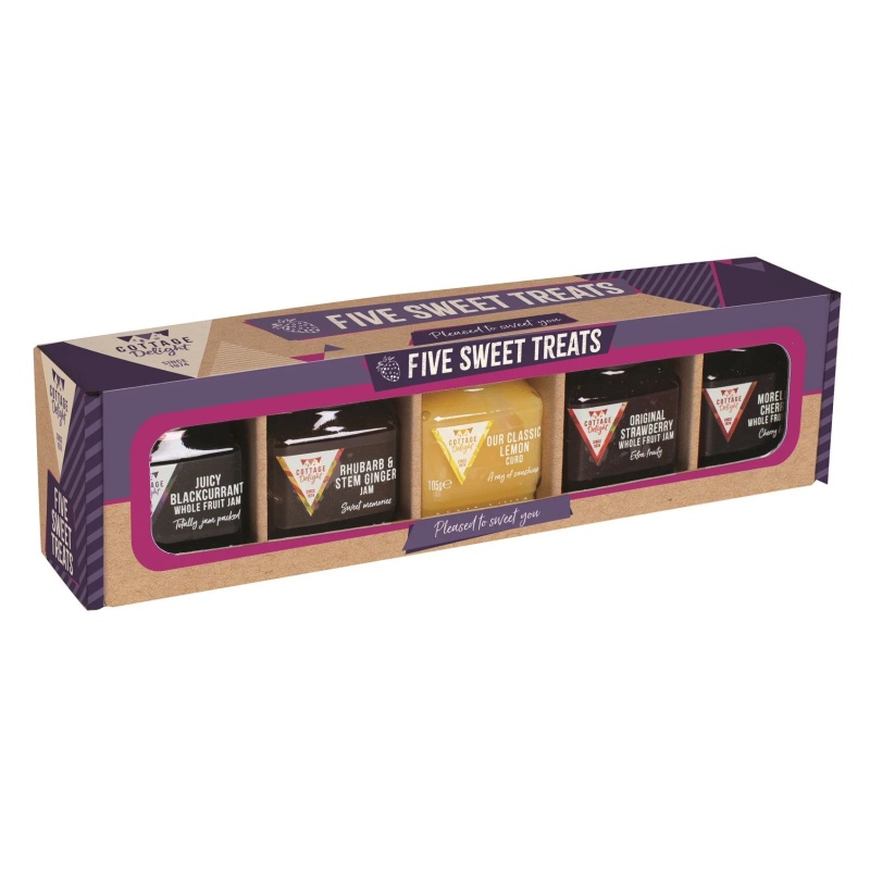 Cottage Delight Five Sweet Treats Gift Set 557g Downtown