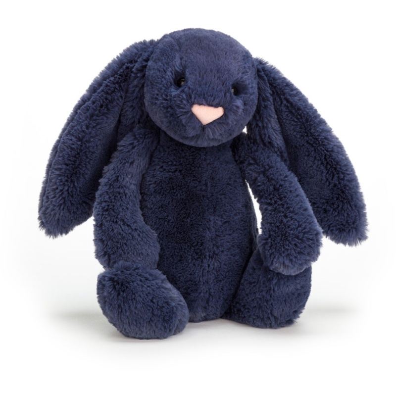 Jellycat Jellycat Bashful Navy Bunny Medium 31cm