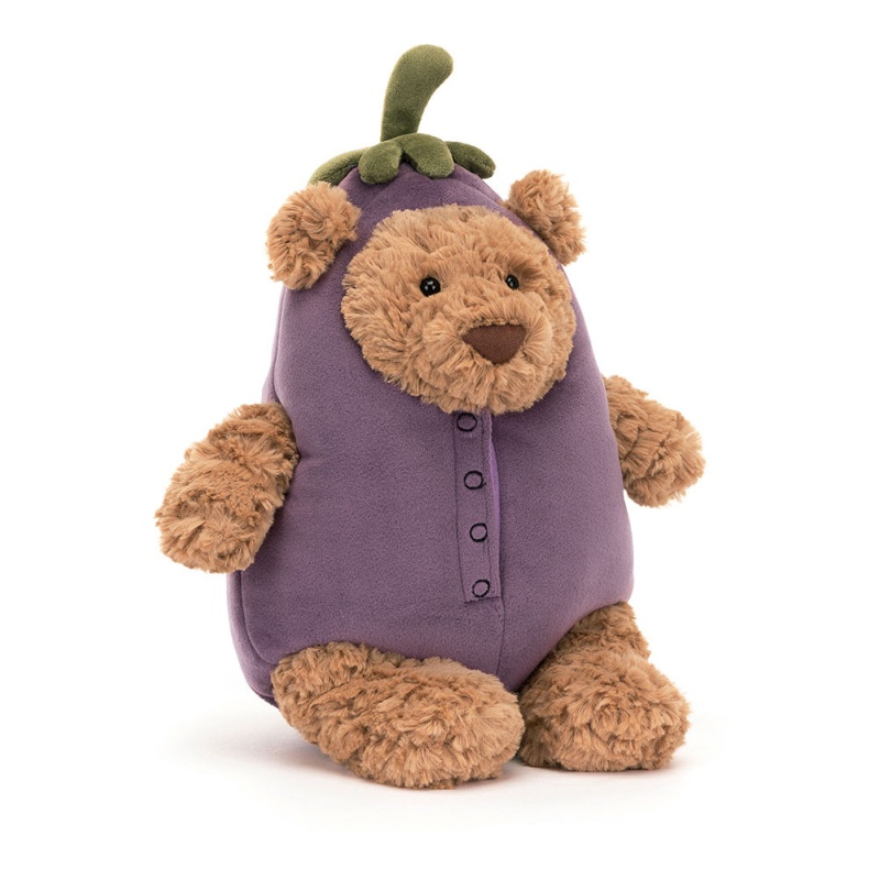 Jellycat Jellycat Bartholomew Bear Aubergine 30cm