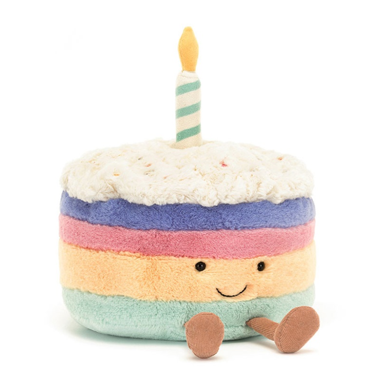 Jellycat Jellycat Amuseables Rainbow Birthday Cake 16cm
