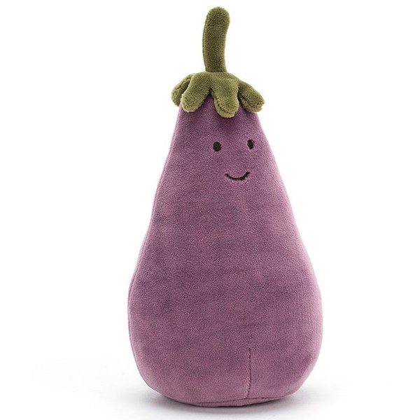 Jellycat Jellycat Vivacious Vegetable Aubergine Medium 16cm