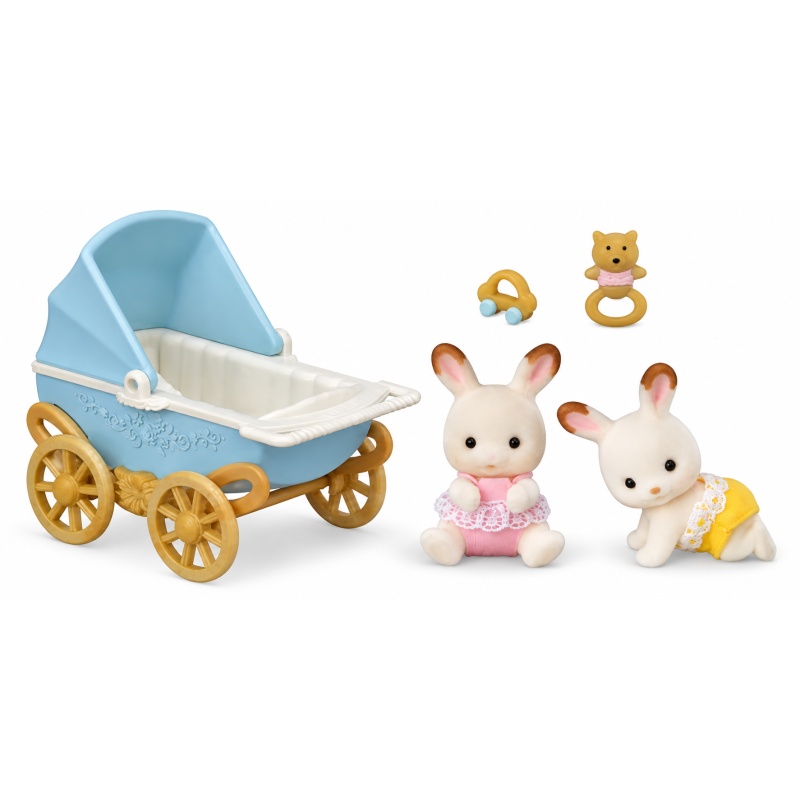 Sylvanian Families Sylvanian Families Chocolate Rabbit Twins Set