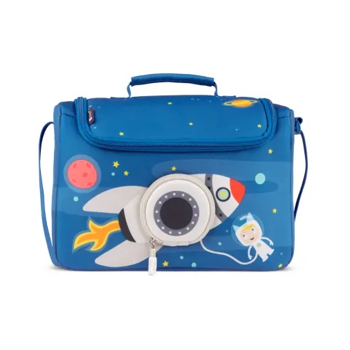 Image of Tonies Listen and Play Bag - Blast Off In blue
