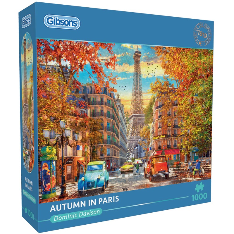 Image of Gibsons Autumn in Paris 1000 Piece Puzzle In Multi