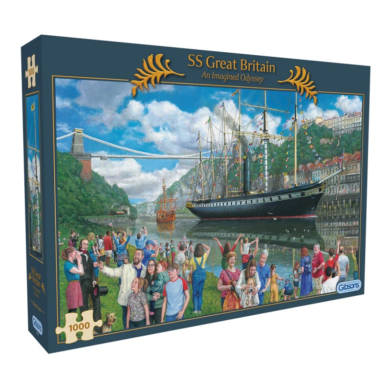 Image of Gibsons An Imagined Odyssey 1000 Piece Puzzle In Multi