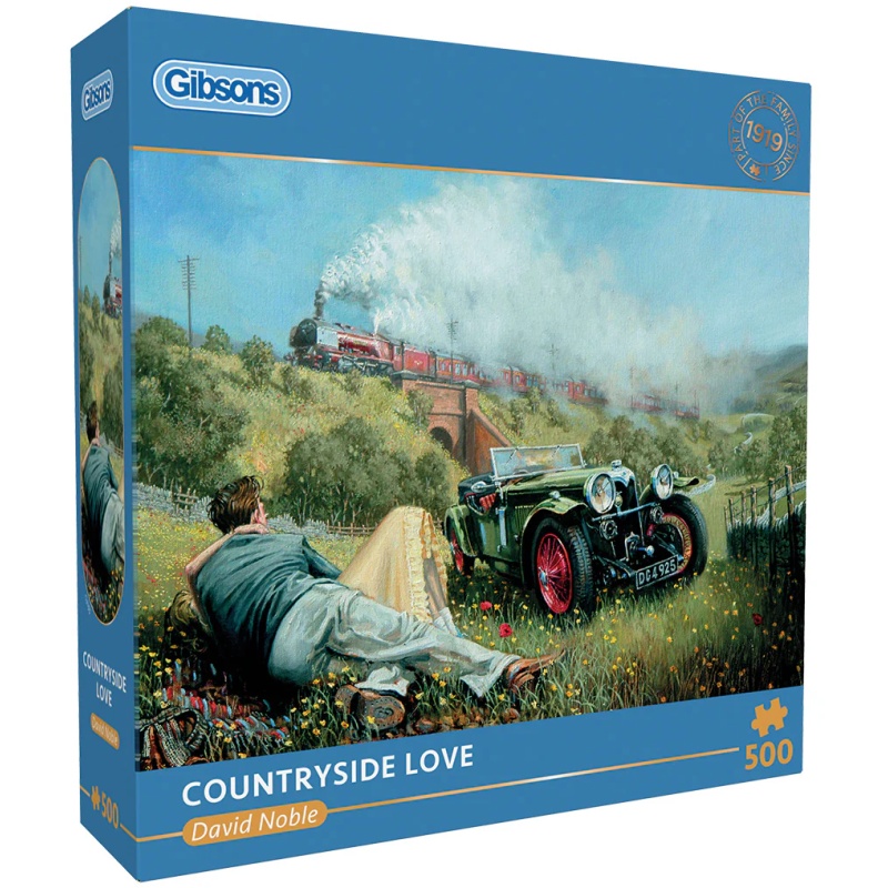 Image of Gibsons Countryside Love 500 Piece Puzzle In Multi