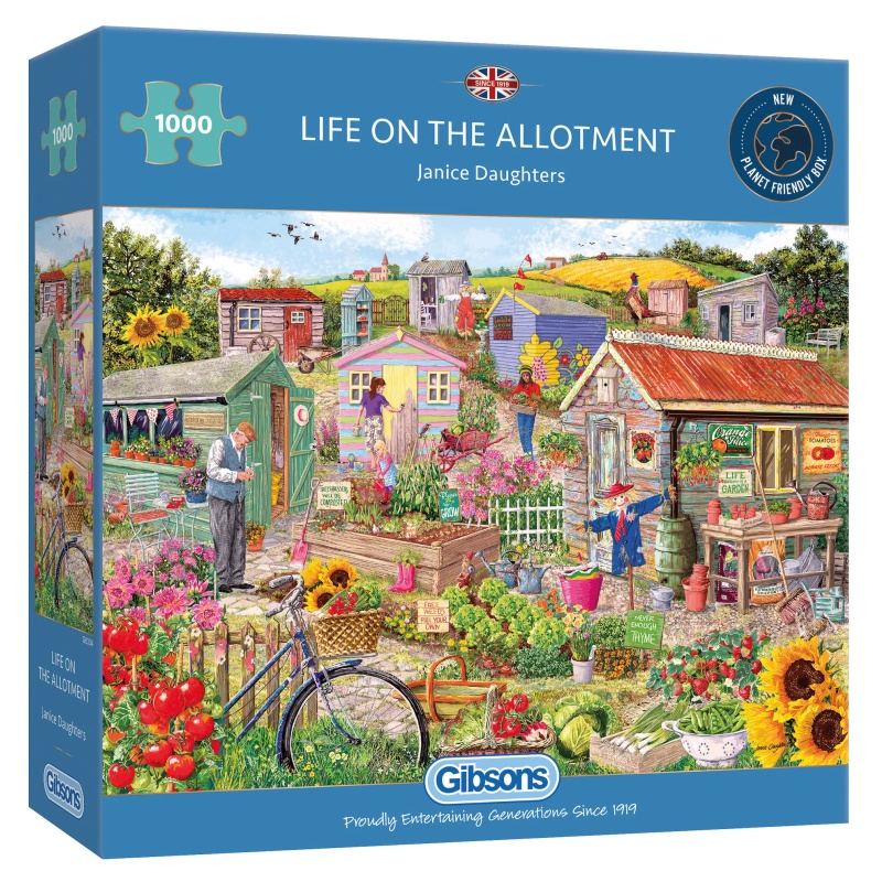 Gibsons Life On The Allotment 1000 Piece Puzzle