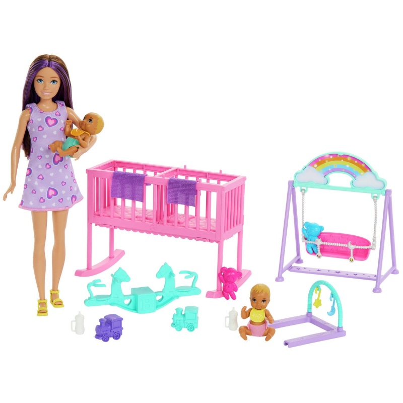 Barbie Skipper Twinning Nursery Playset