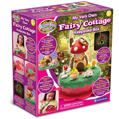 Image of Brainstorm My Very Own Fairy Cottage Keepsake Box