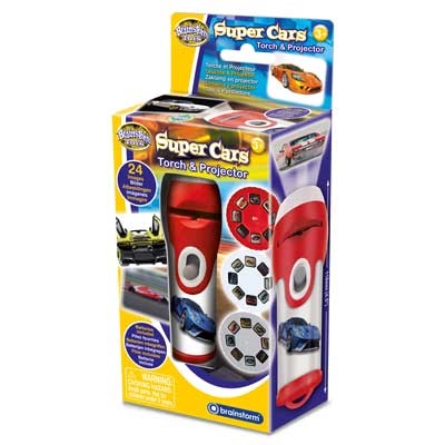 Brainstorm Brainstorm Super Cars Torch & Projector