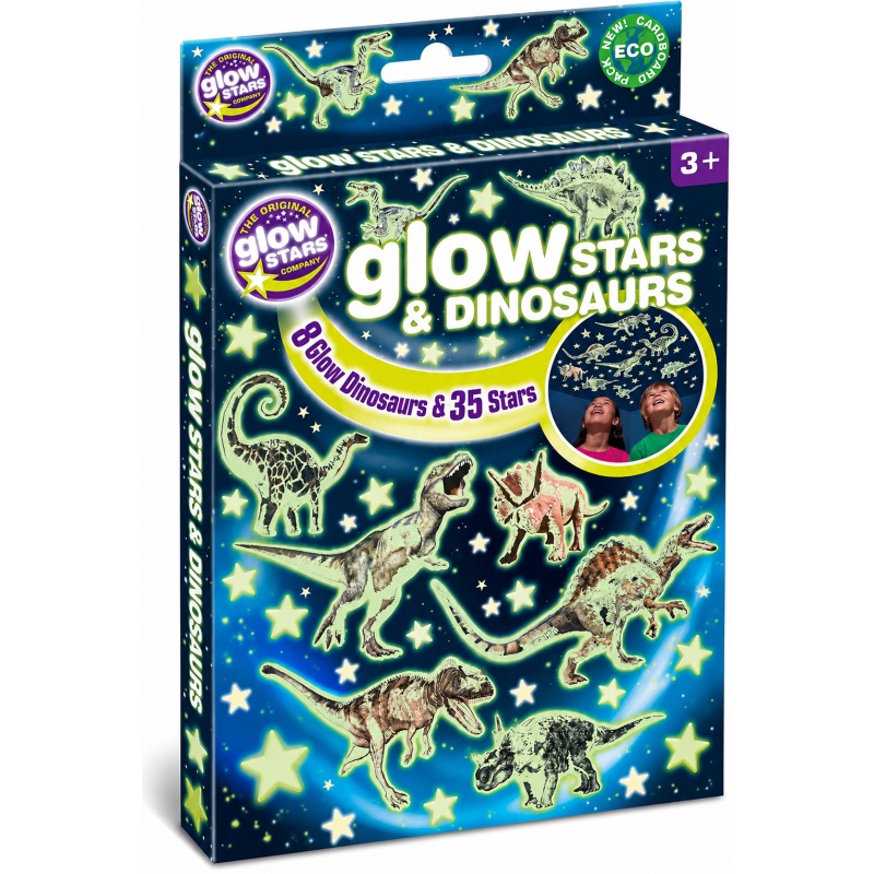 The Original Glow Stars Company Dark/Light Brainstorm Glow Stars And Dinosaurs - Image 5
