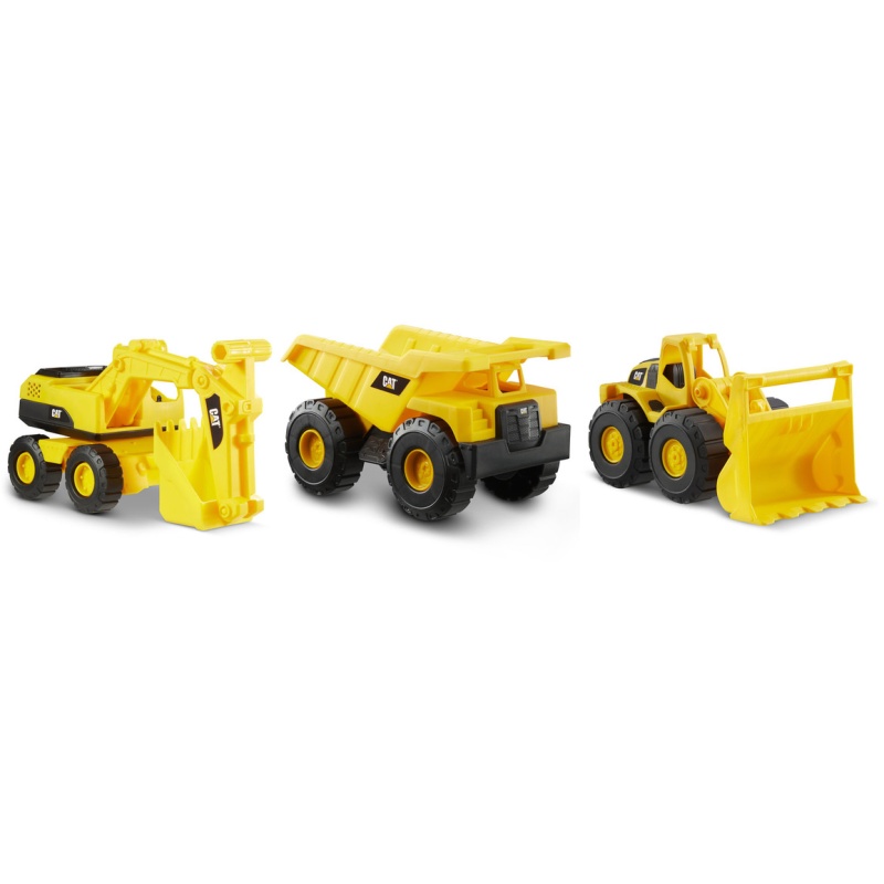 Caterpillar Caterpillar Mini Crew 3 Pack - Dump Truck, Wheel Loader & Excavator