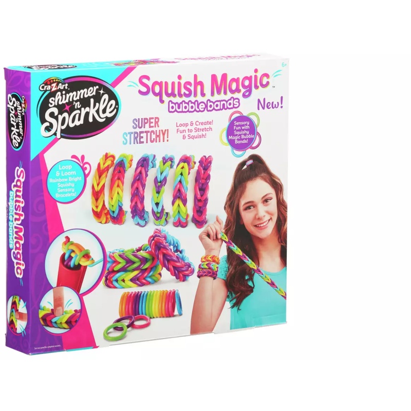 Cra-Z-Art Cra-Z-Art Shimmer 'N Sparkle Squish Magic Bubble Bands