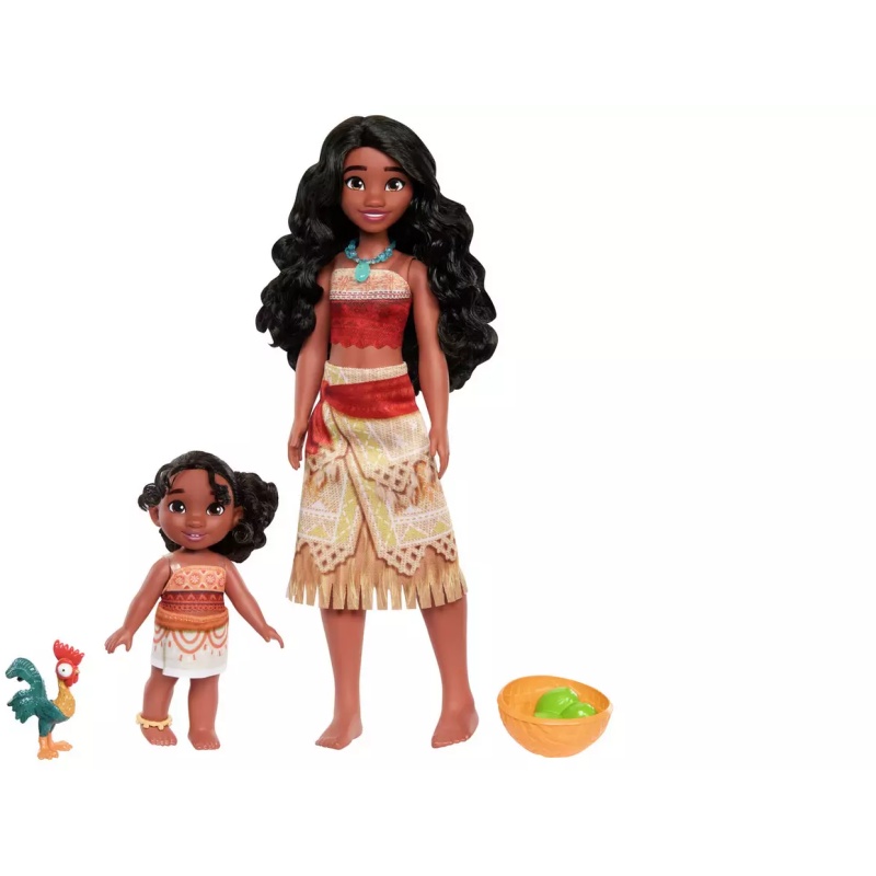 Image of Disney Moana 2 and Sister Doll Set In Multi