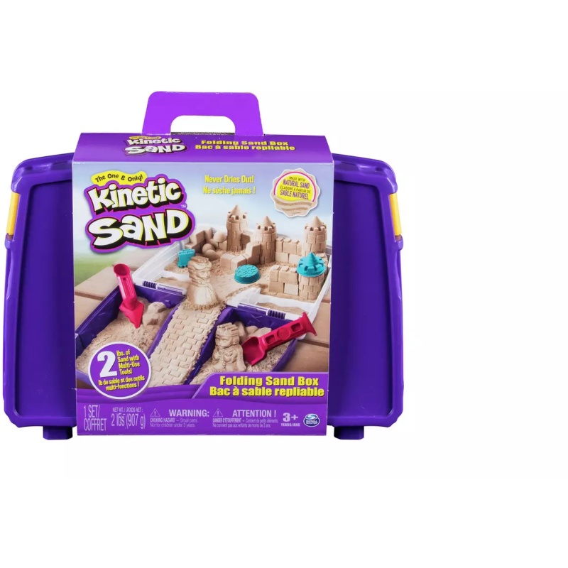 Kinetic Sand Kinetic Sand Construction Sandbox Box