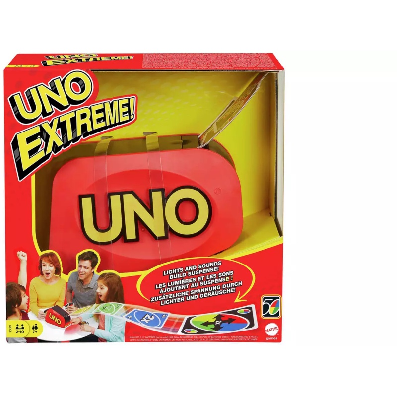 Image of Mattel Uno Extreme Card Game In Multi