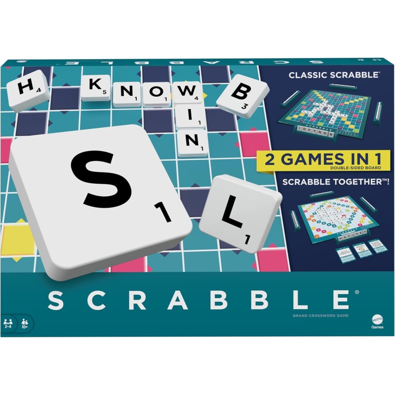 Mattel Mattel Scrabble 2-in-1 Board Game