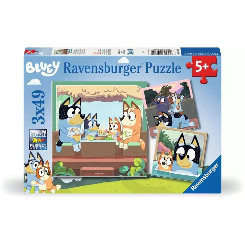 Ravensburger Ravensburger Bluey 3 x 49 Piece Puzzles