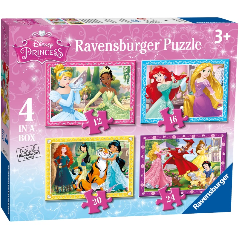 Ravensburger Ravensburger Disney Princess 4 in a Box Puzzle