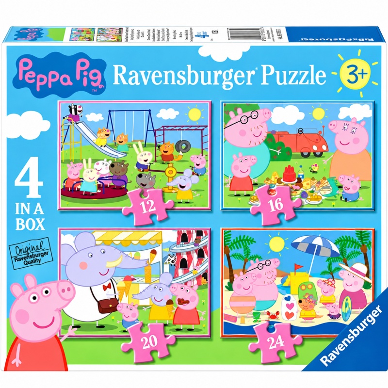 Ravensburger Ravensburger Peppa Pig 4 in a Box Puzzle