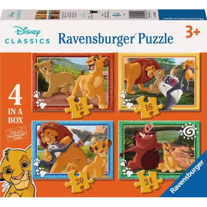Ravensburger The Lion King 4 In A Box Puzzle