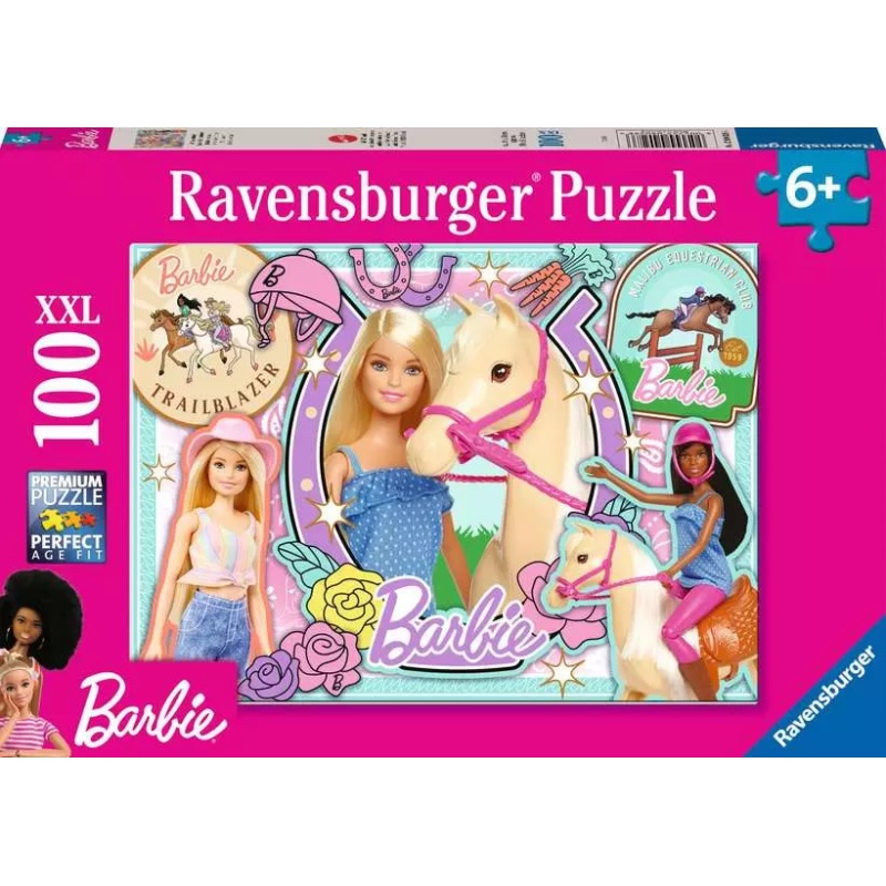 Ravensburger Barbie 100 Piece Xxl Jigsaw Puzzle