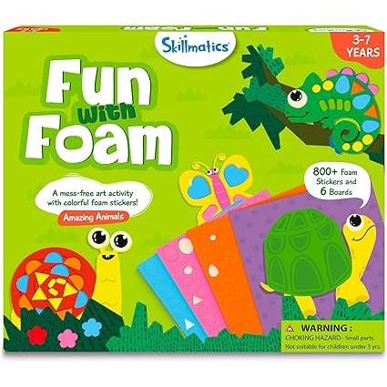 Skillmatics Fun with Foam Amazing Animals