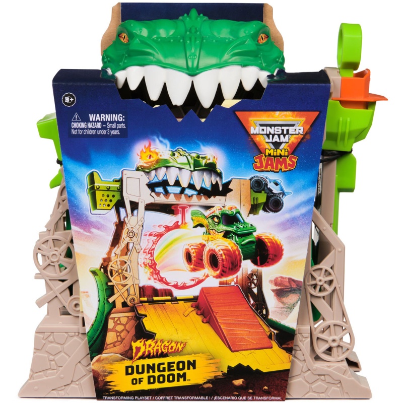 Spin Master Monster Jam Dragon Dungeon of Doom Set