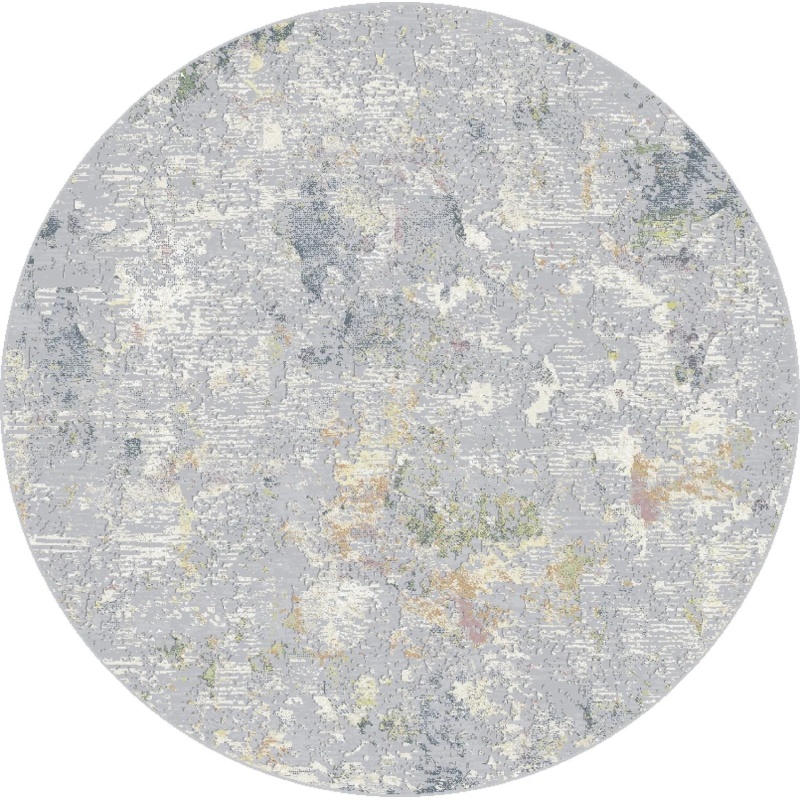 Mastercraft Mastercraft 52023/6424 Canyon Round Rug - Grey