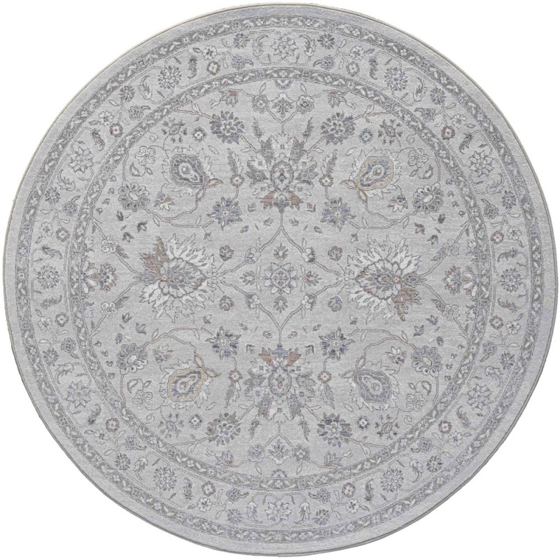 Mastercraft 057-0166/9295 Da Vinci Round Rug - Taupe - 160Cm Circle