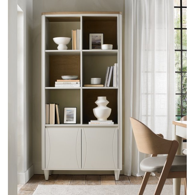 Delta Scandi Oak & Soft Grey Display Unit