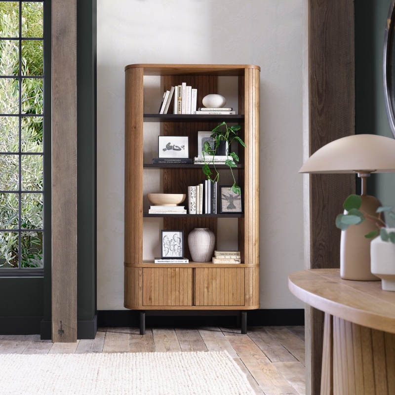 Bentley Designs Kingston Rustic Oak Display Unit