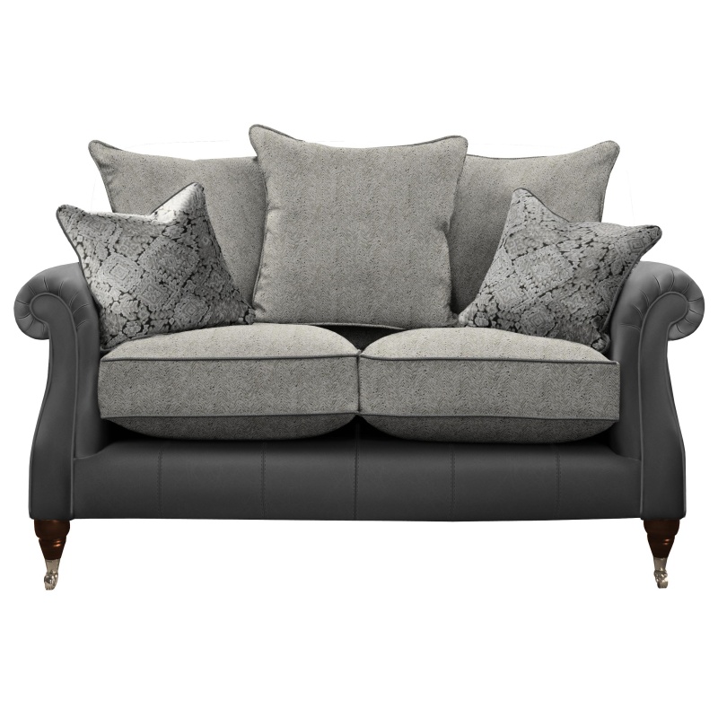 Parker Knoll Parker Knoll Eastbury 2 Seater Pillow Back Leather/Fabric Sofa