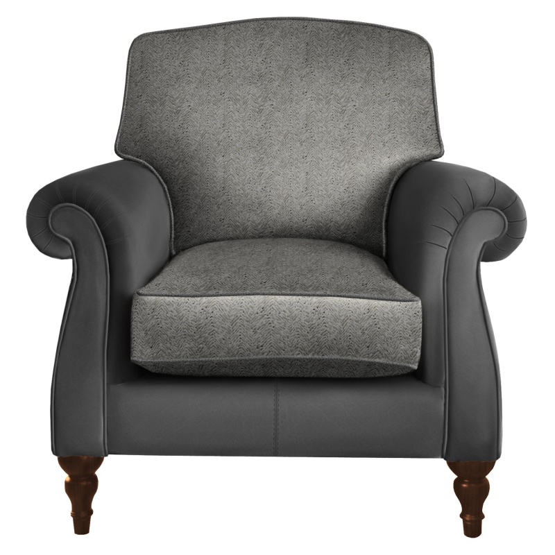 Parker Knoll Parker Knoll Eastbury Leather/Fabric Armchair