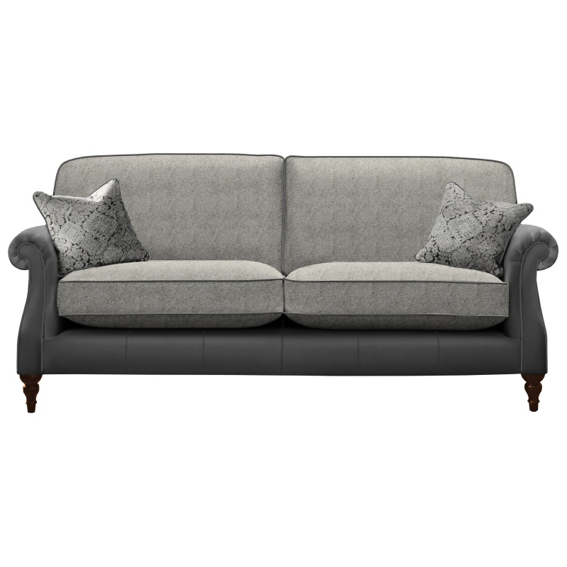 Parker Knoll Parker Knoll Eastbury Grand Formal Back Leather/Fabric Sofa