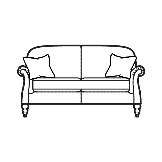 Parker Knoll Parker Knoll Eastbury Large 2 Seater Formal Back Leather Sofa