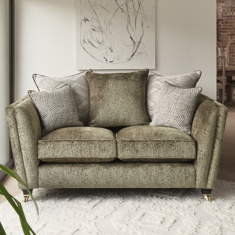 Parker Knoll Parker Knoll Harlow 2 Seater Pillow Back Fabric Sofa