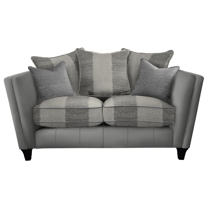 Parker Knoll Parker Knoll Harlow 2 Seater Pillow Back Leather/Fabric Sofa