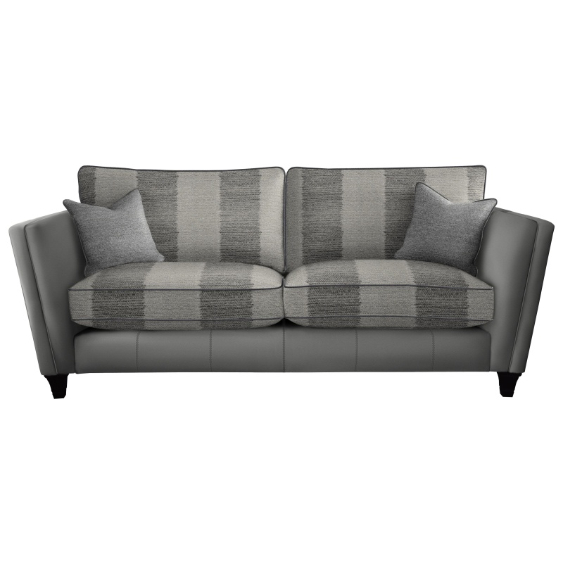 Parker Knoll Parker Knoll Harlow Grand Formal Back Leather/Fabric Sofa