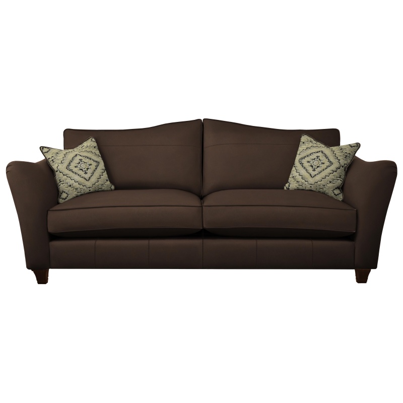 Parker Knoll Parker Knoll Harriet Grand Formal Back Leather Sofa