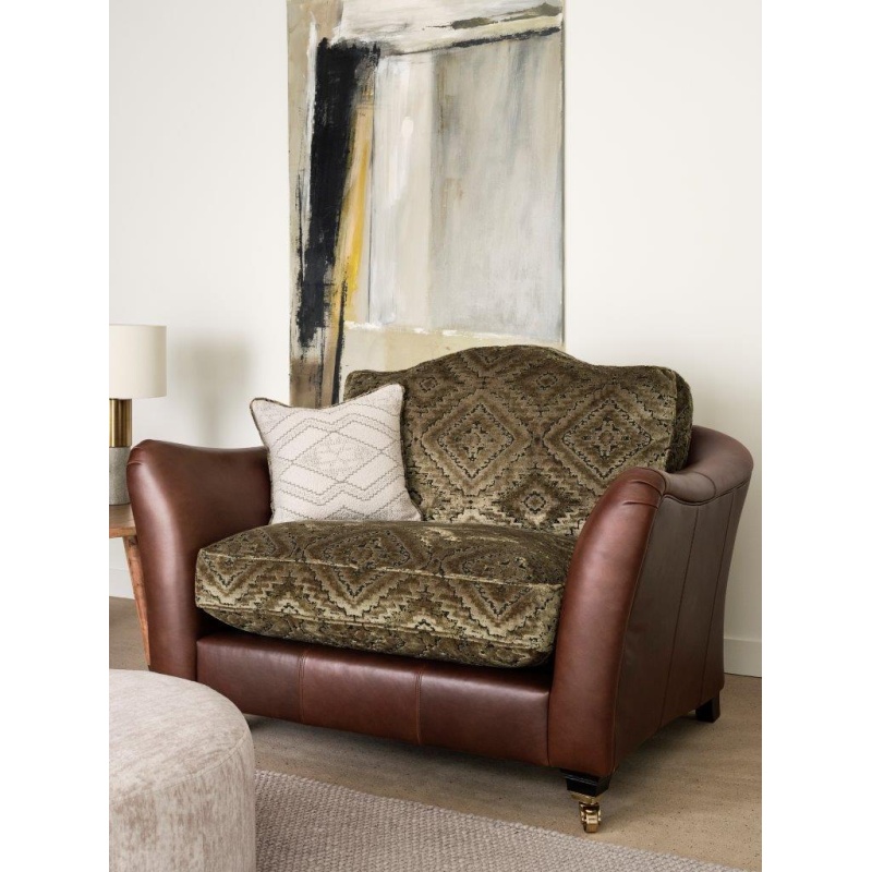 Parker Knoll Parker Knoll Harriet Leather/Fabric Snuggler