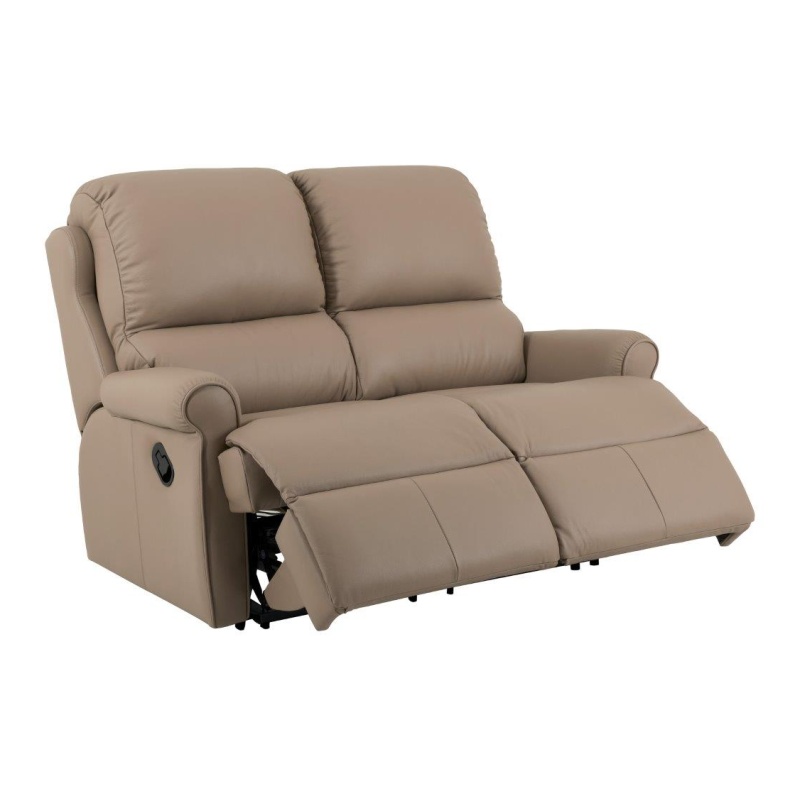 G Plan G Plan Lingfield 2 Seater Leather Recliner Sofa