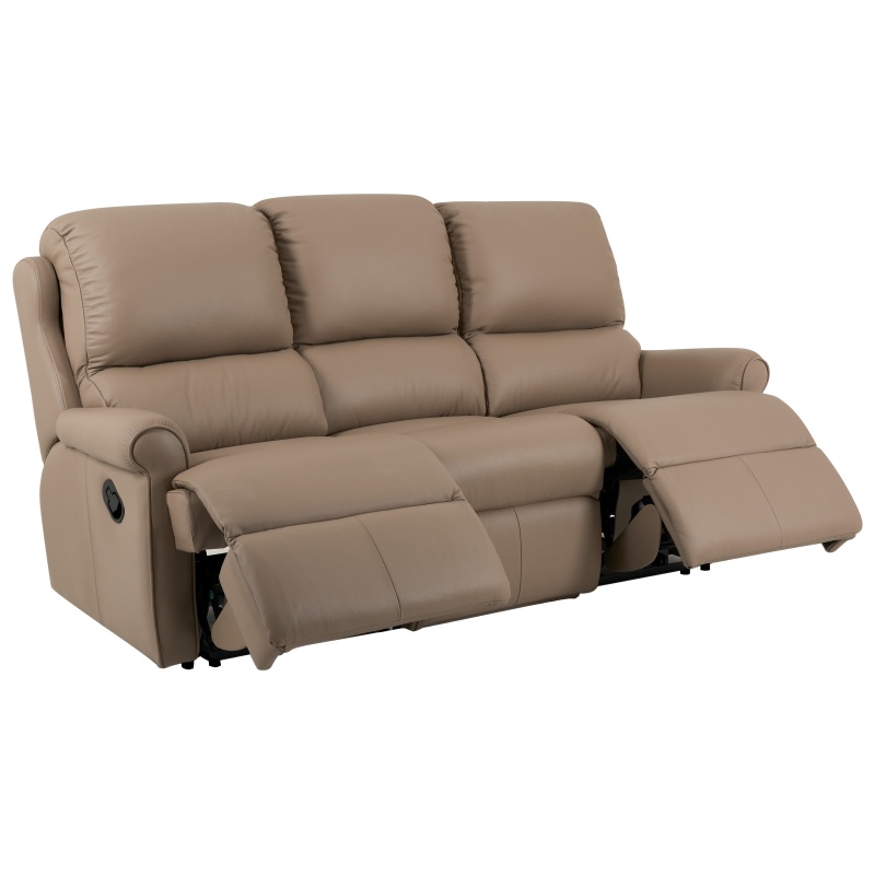 G Plan G Plan Lingfield 3 Seater Leather Recliner Sofa
