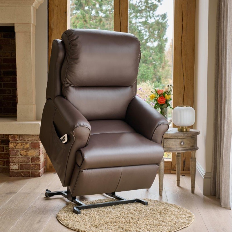 G Plan G Plan Lingfield Dual Elevate Leather Chair