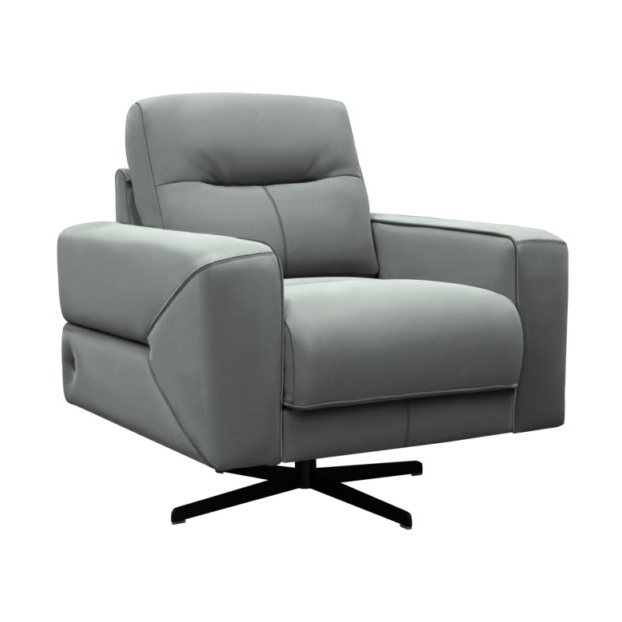 G Plan Vintage Bethnal Leather Swivel Chair